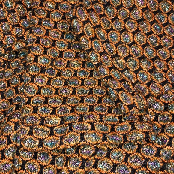 Zara Mock Turtleneck Metallic Dress Medium SALE - Picture 5 of 10